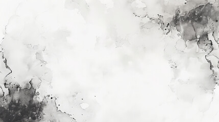 black white Watercolor texture background