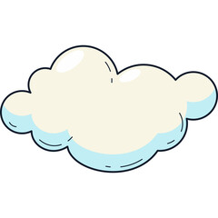 Hand Drawn Cloud Cartoon