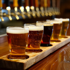 Boutique brewery craft ale hops showcase tasting