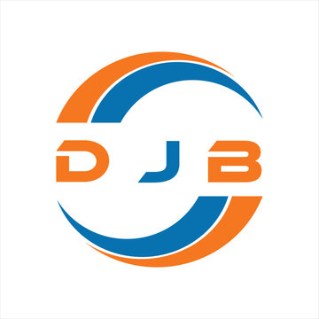 DJB letter design. DJB letter technology logo design on white background. DJB Monogram logo design for entrepreneur and business.