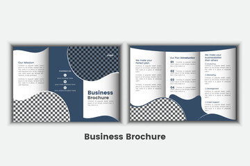 creative and simple brochure design, vector template.