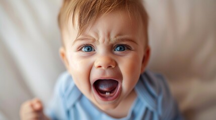 Baby Boy Crying Generative AI