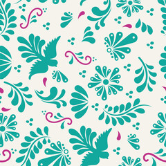 seamless pattern with flowers