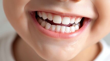 Smiling Baby with Healthy Teeth Generative AI