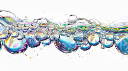Norse Mythology Bubbles: A Colorful Underwater Tale. Generative AI - obrazy, fototapety, plakaty