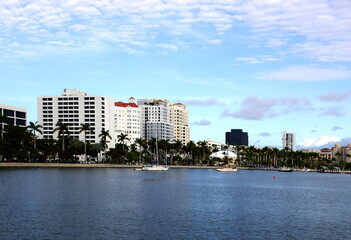 Skyline of Downtown West Palm Beach, Florida