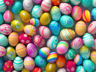 Fototapeta na wymiar Colorful Easter Egg
