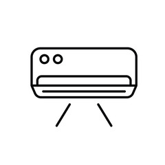 Air Conditioner icon vector stock illustration