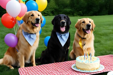 retrievers-birthday-party 