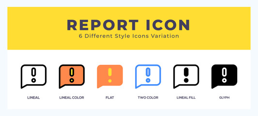 Obraz premium Report symbol. logo. icon vector illustration.