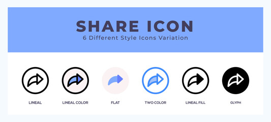 Share symbol. vector icon symbol. logo illustration. vector graphics