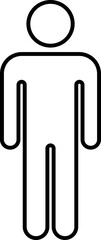 male pictogram icon
