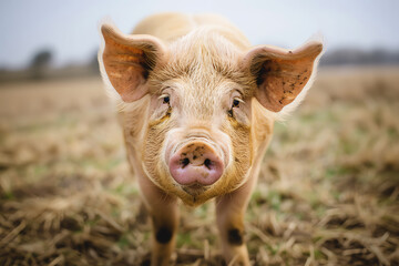 pork outdoor, AI generated