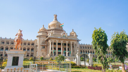 Vidhana Soudha is a building in Bangalore, India which serves as the seat of the state legislature of Karnataka. 