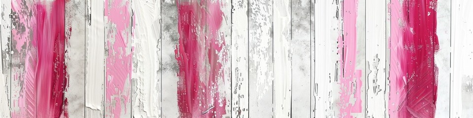 silver and pink stripes background.