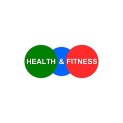 Health & fitness icon isolated on transparent background