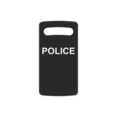 Police icon flat design