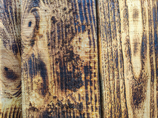 wood texture. burnt wood. wood fibers. beautiful boards. abstract white background.