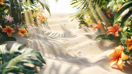 Fototapeta premium a postcard for a beach holiday, an advertising brochure of a seaside resort, summer, sun, sea, ocean