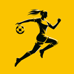 Fototapeta na wymiar silhouette of a player sports