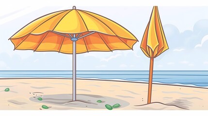 Fototapeta premium a postcard for a beach holiday, an advertising brochure of a seaside resort, summer, sun, sea, ocean