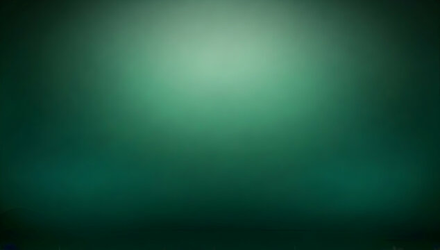 Blurred gradient Dark green abstract background illustration.