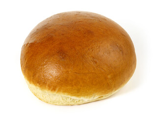 Homemade Hamburger Bun - Bread Rolls for Hamburger isolated on white Background - 748543094