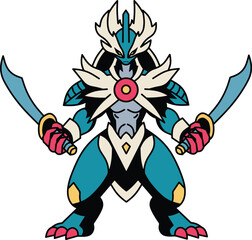 Evil character cartoon design