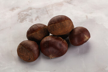 Tasty delicous brown natural Chestnut