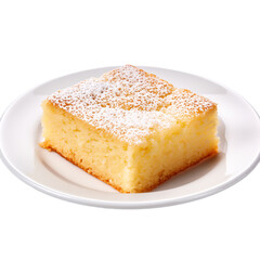 piece of cake on a plate