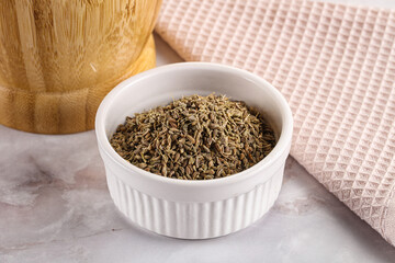 Anise sseds aroma in the bowl