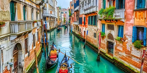 Outdoor-Kissen beautiful city of venice © Stock Photo For You