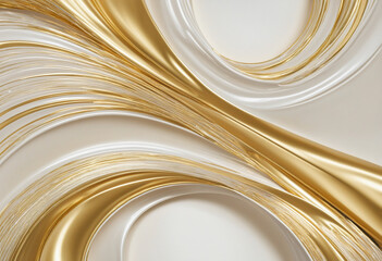 Luxury gold and pearl white abstract background