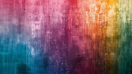 Obraz premium gradient blurred colorful with grain noise effect background, for art product design, social media, trendy,vintage,brochure,banner. Generative Ai