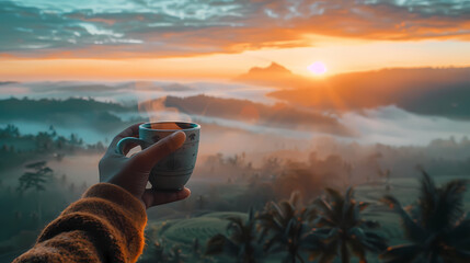 Generative AI, Sunrise Solitude: Savoring the Morning Peace