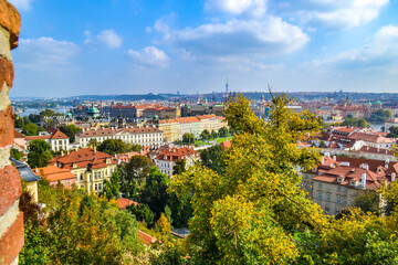 Fototapeta premium Czech Republic. City of Prague. River. Locks