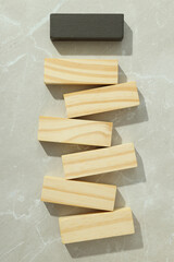 Work-life balance concept, visual symbols, on a light background.