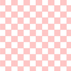 和柄。チェック柄。市松模様。Japanese pattern. Plaid. pattern.