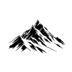 Himalayas Vector Logo - obrazy, fototapety, plakaty