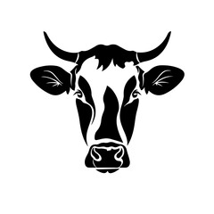 Holstein Cow Vector Logo