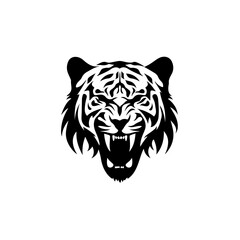 Roaring Tiger Vector Logo