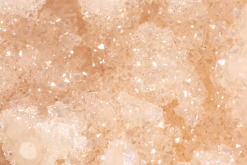 Brilliant Precious stones. Mineral crystals in the natural environment. Texture of precious and semiprecious stones. Seamless background of colored shiny surface of precious stones. Argonium white.
