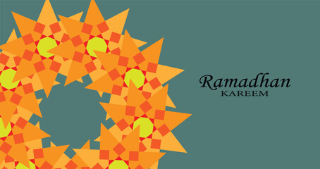 Ramadan Kareem Banner. Ramadan kareem muslim religion holy month. 