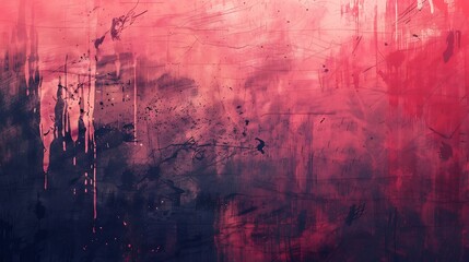 Abstract grunge background with dark red and pink. - obrazy, fototapety, plakaty