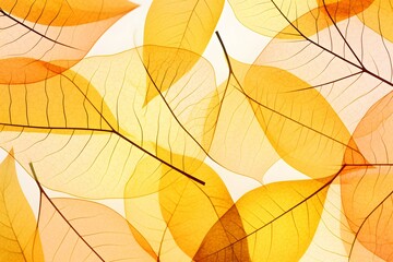 Seamless background autumn leaves pattern
