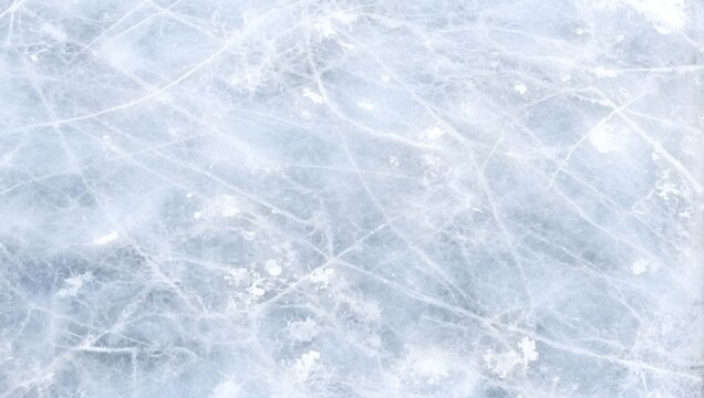 Winter Delight: Textured Ice Rink Background. AI Generated 