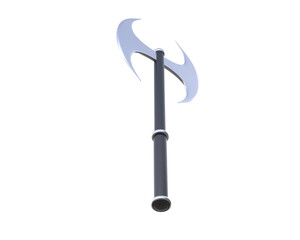 Axe isolated on background. 3d rendering - illustration