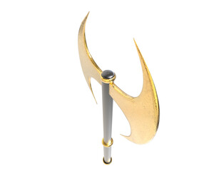 Axe isolated on background. 3d rendering - illustration