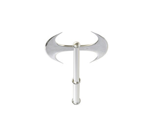 Axe isolated on background. 3d rendering - illustration