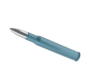 Cartridge isolated on background. 3d rendering - illustration